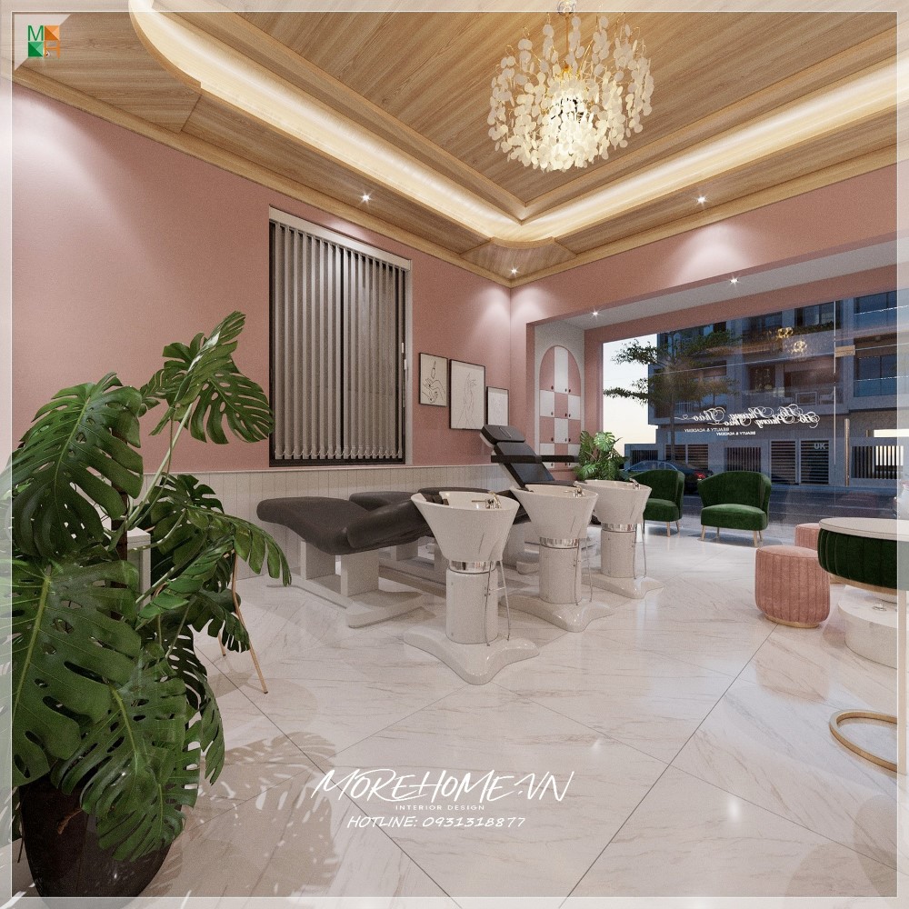 thiết kế tiệm nail